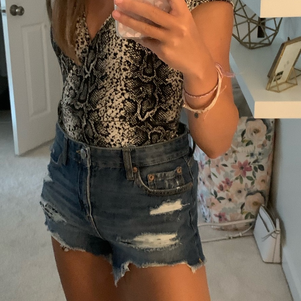 aero | Jean shorty shorts